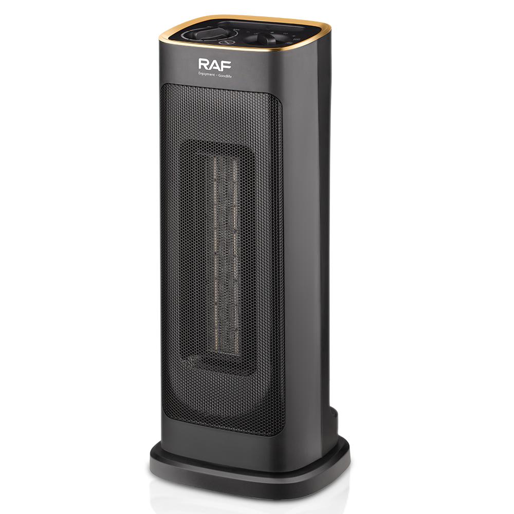 Raf Stubna keramička rotirajuća grejalica R.1179B, 2000 W, Crna