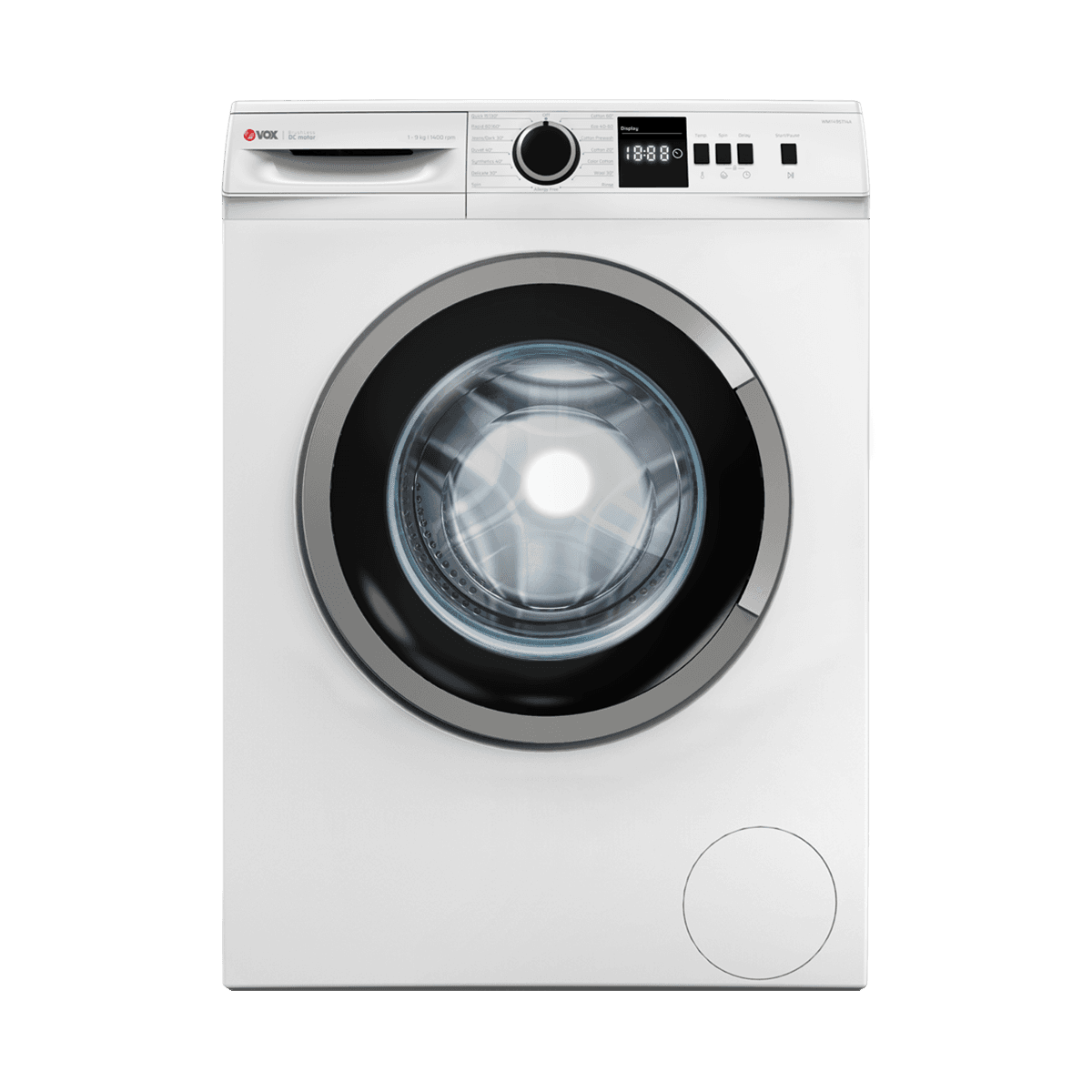 VOX WMI1495T14A Mašina za pranje veša, 9kg, 1400 obrtaja/min, 15 programa, Bela