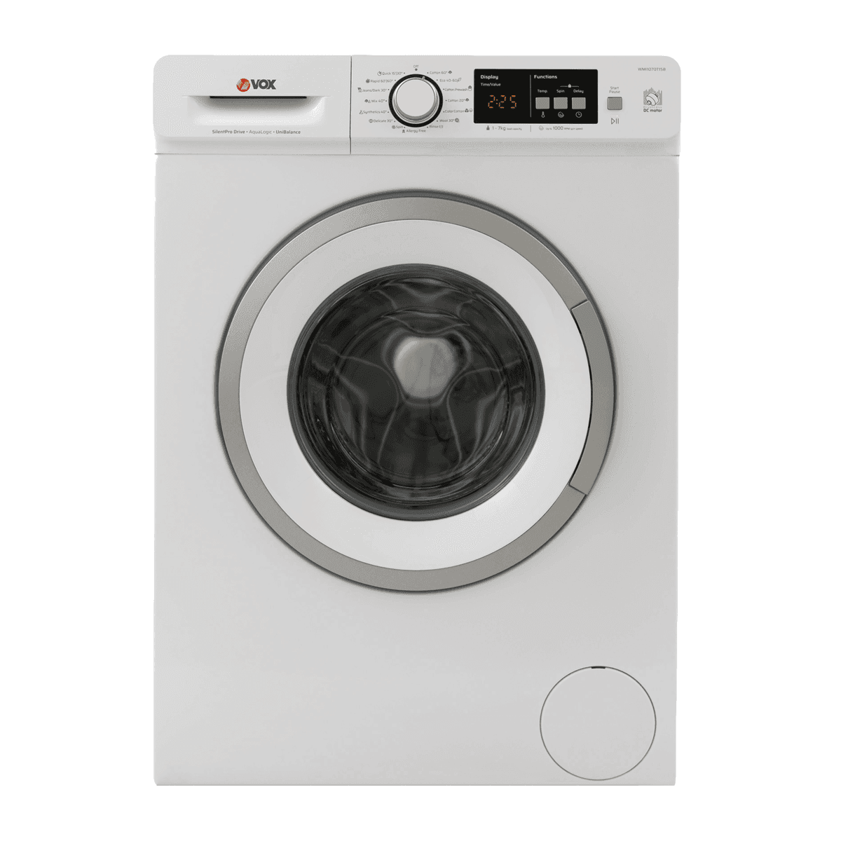 Selected image for VOX WMI 1070 T15B Mašina za pranje veša, 7kg, 15 prorama, 45l, 1000rpm, Bela