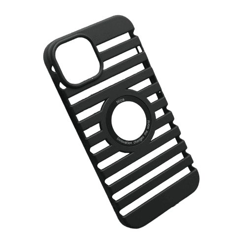 Futrola LINES LOGO CUT za mobilni telefon iPhone 14 (6.1), Crna