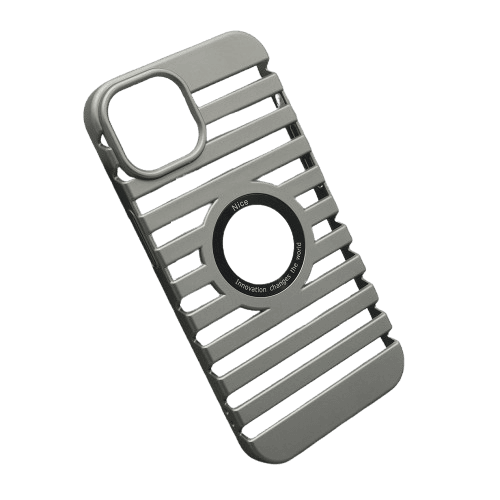 Futrola LINES LOGO CUT za mobilni telefon iPhone 14 (6.1), Siva