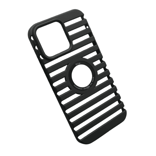 Futrola LINES LOGO CUT za mobilni telefon iPhone 14 Pro Max (6.7), Crna