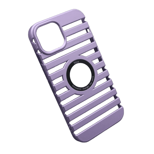 Futrola LINES LOGO CUT za mobilni telefon iPhone 15 (6.1), Ljubičasta