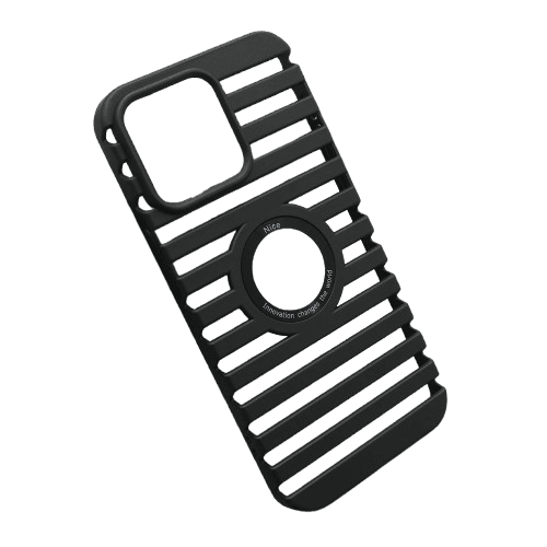 Futrola LINES LOGO CUT za mobilni telefon iPhone 15 Pro Max (6.7), Crna