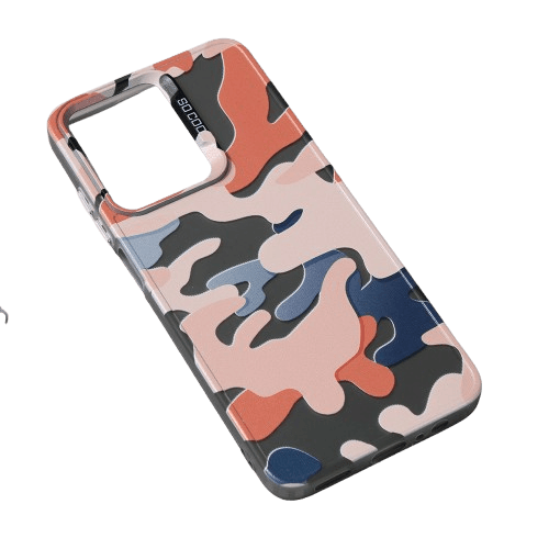 Maska Color Wave za mobilni telefon Honor X7a, Narandžasta