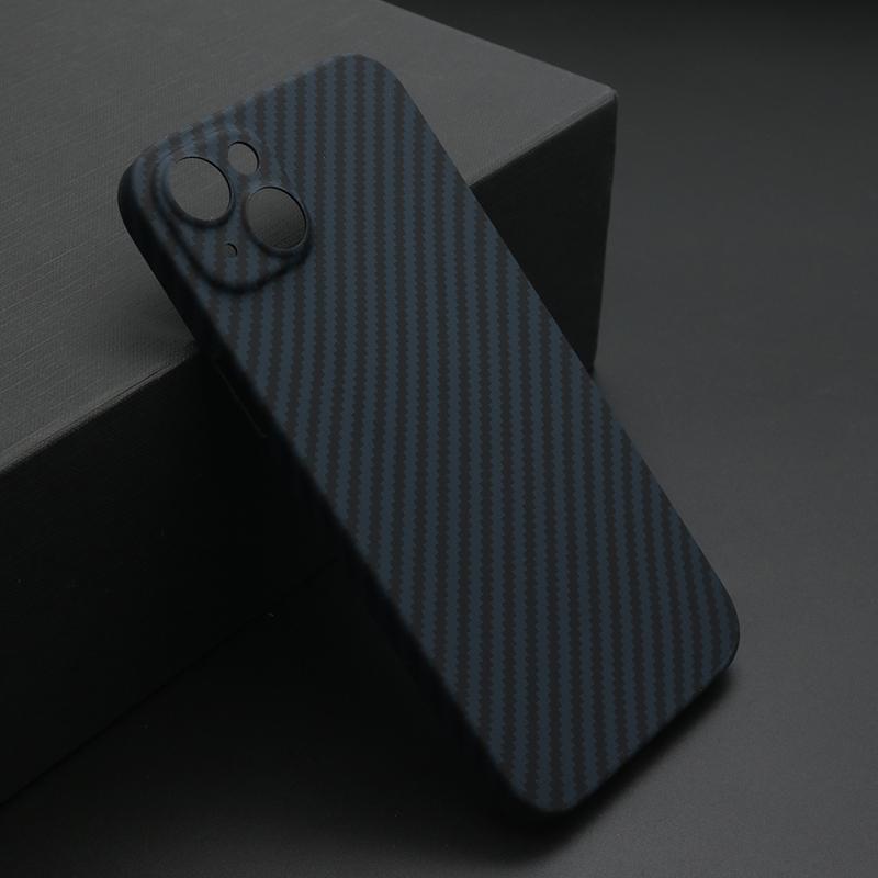 Maska za telefon Carbon Stripes za iPhone 14 Plus 6.7" plava