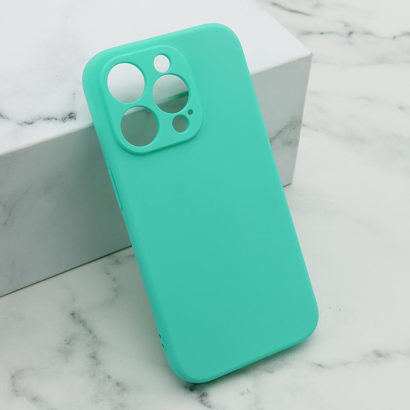 Maska za telefon Soft Silicone za iPhone 15 Pro 6.1" mint