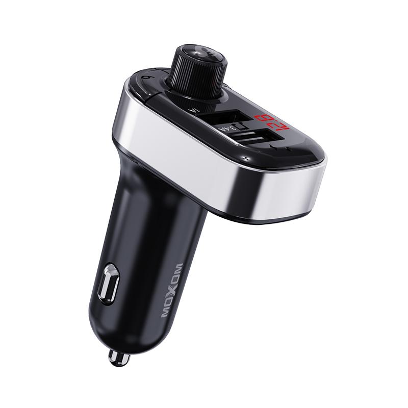 MOXOM FM Modulator MX-VC25 2xUSB 3.4A crni