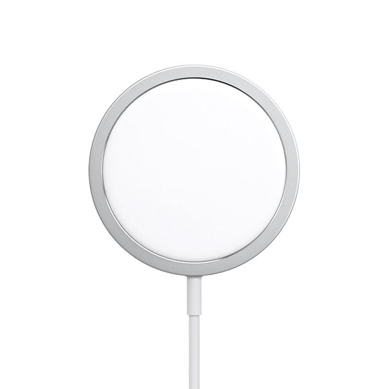 Bežični punjač (WiFi) Magnetic connection 15W sa Type C kablom beli model 1