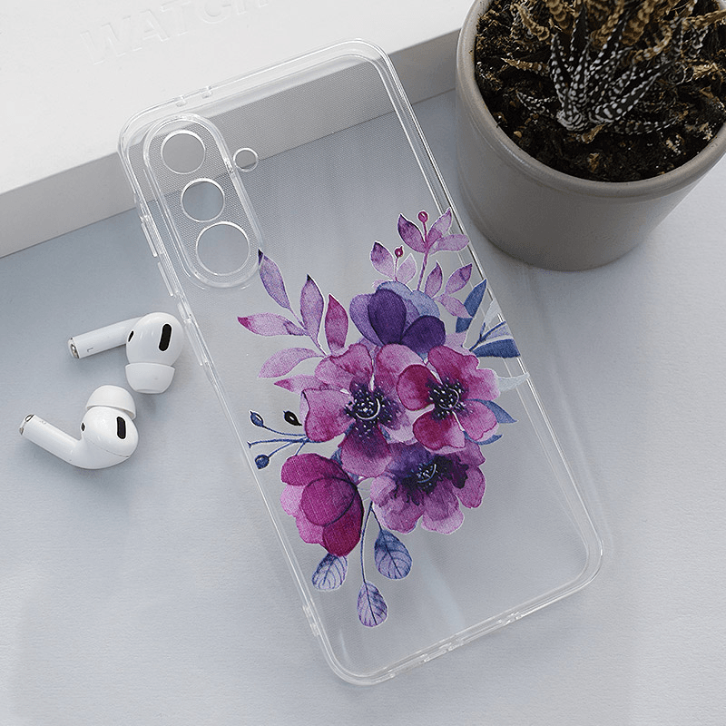 Maska za telefon Samsung A36 5G/A366B NANOBIT PRINT Flowers