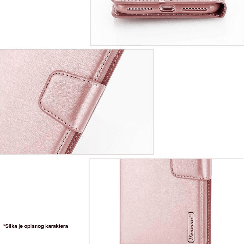 Futrola za telefon Xiaomi Redmi Note 14 Pro Plus 5G HANMAN MILL, Roze