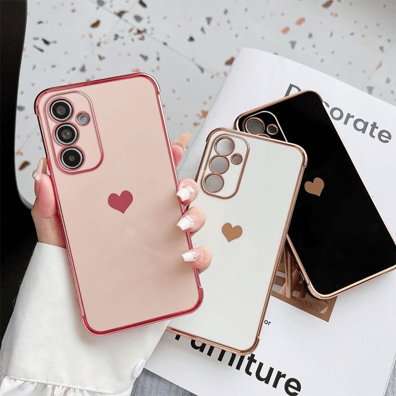 Maska za telefon Samsung A56 5G/A566B HEART FRAME, Bela