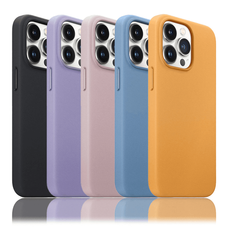 Maska za telefon iPhone 16 Pro BEAUTIFUL SHINE LEATHER, Ljubičasta