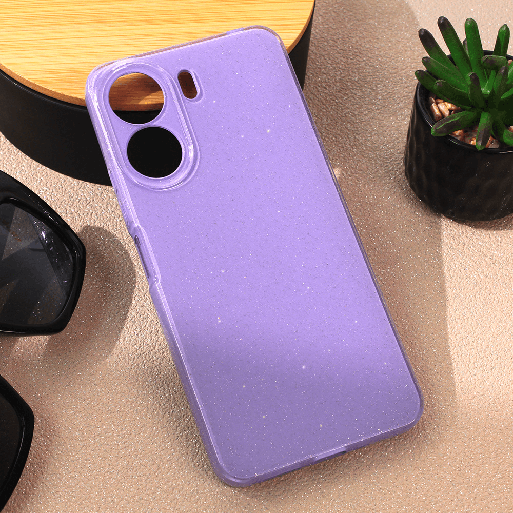 Maska za telefon Xiaomi Redmi 13C SPARKLE DUST, Ljubičasta