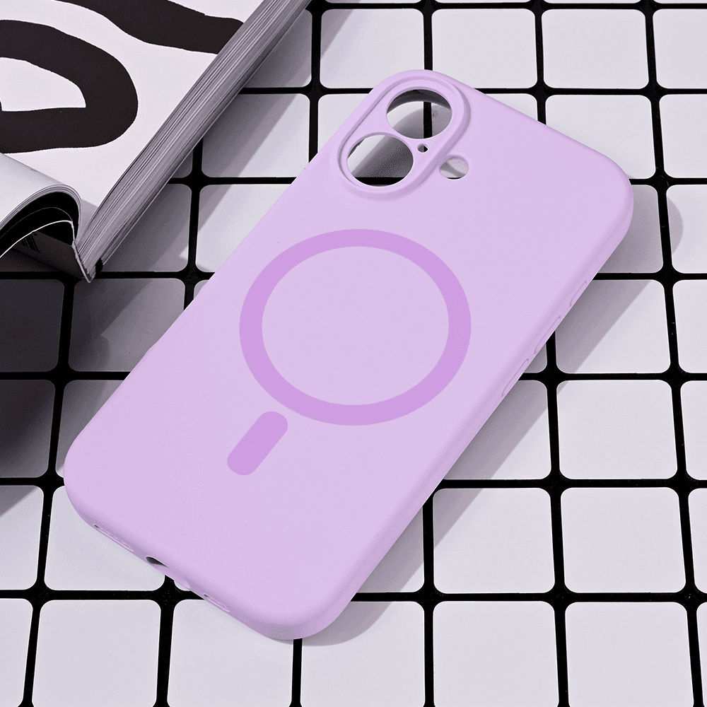 Maska za telefon iPhone 16 PURE COLOR, Magsafe, Lavanda