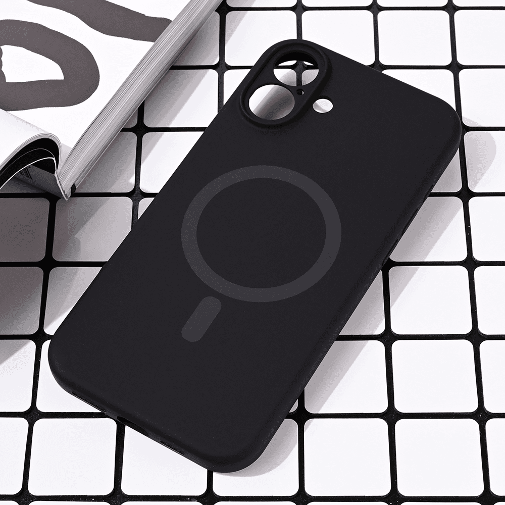 Maska za telefon iPhone 16 Plus PURE COLOR, Magsafe, Crna