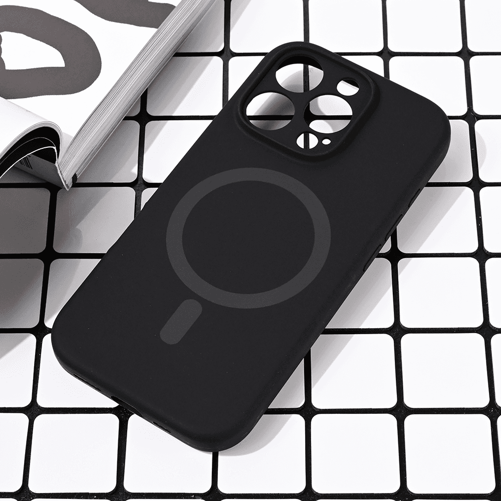 Maska za telefon iPhone 16 Pro PURE COLOR, Magsafe, Crna
