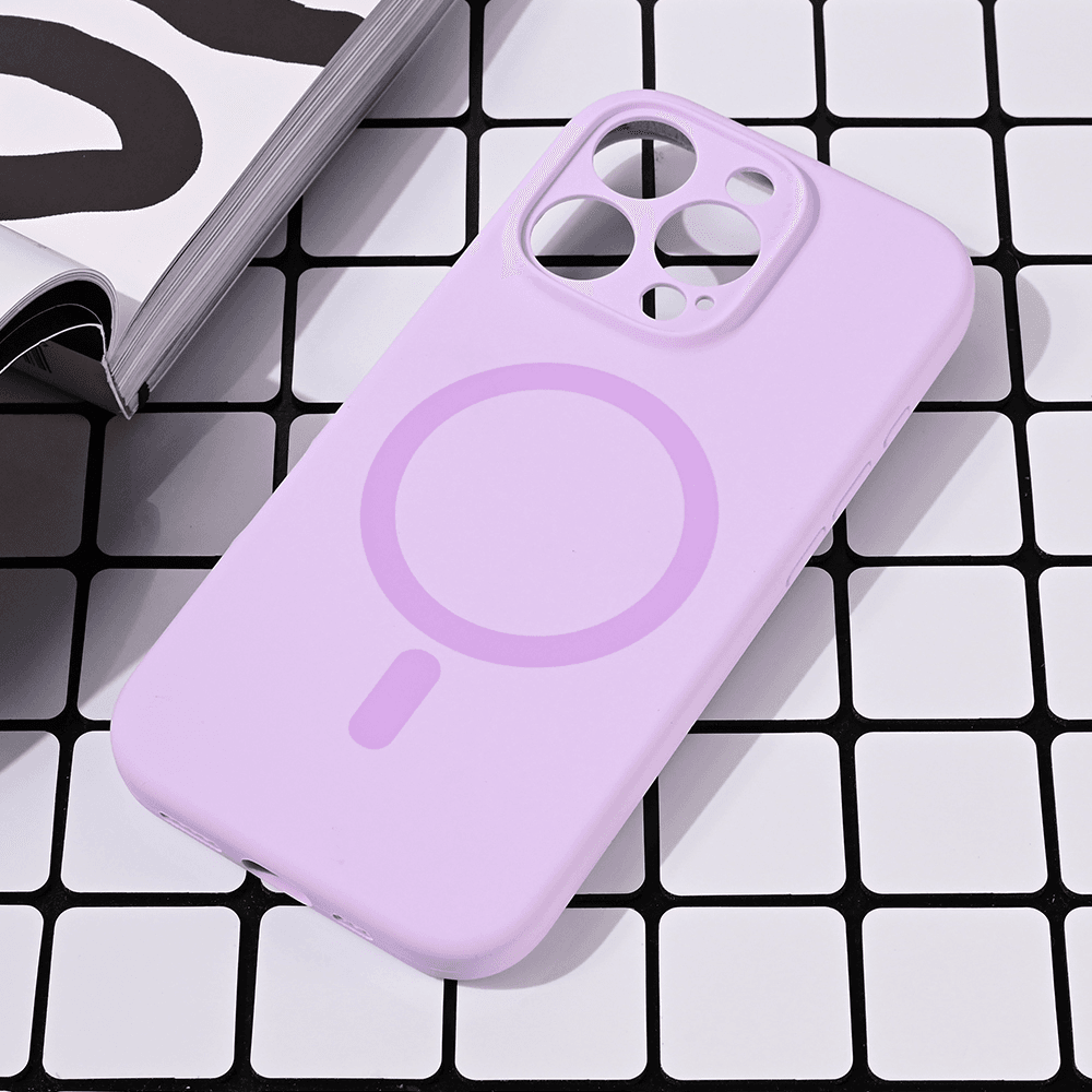 Maska za telefon iPhone 16 Pro PURE COLOR, Magsafe, Lavanda