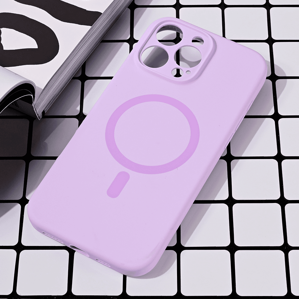 Maska za telefon iPhone 16 Pro Max PURE COLOR, Magsafe, Lavanda