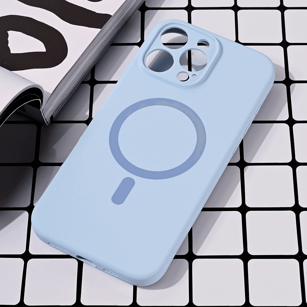 Maska za telefon iPhone 16 Pro Max PURE COLOR, Magsafe, Svetloplava