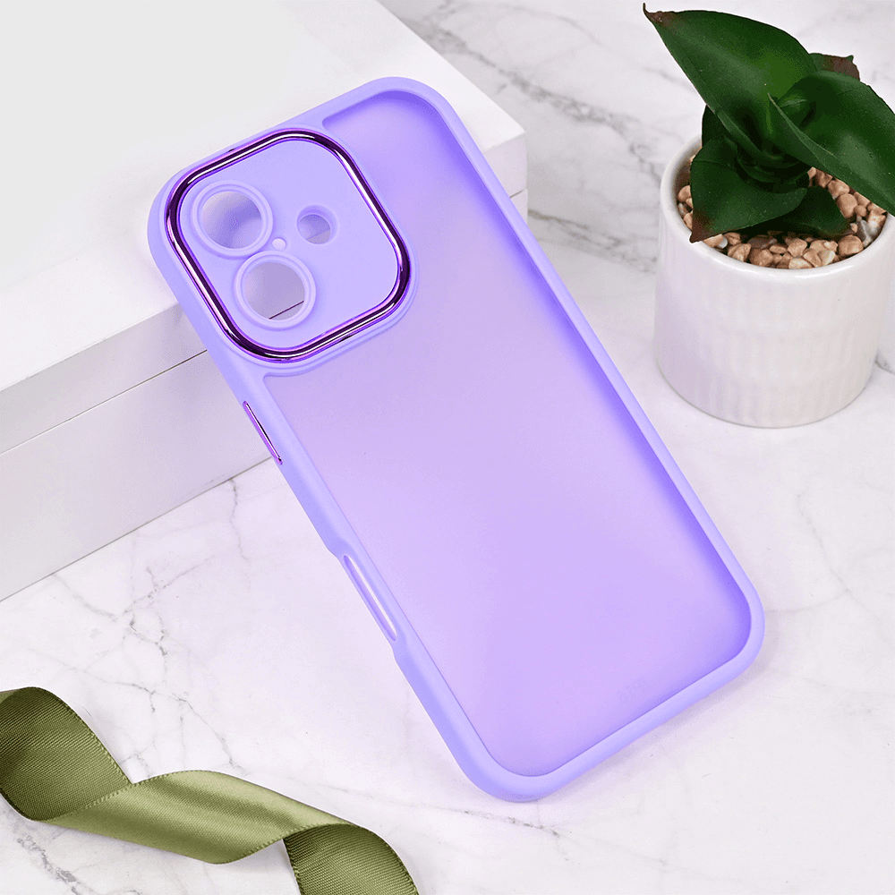 Maska za telefon iPhone 16 SHINING CAMERA, Ljubičasta