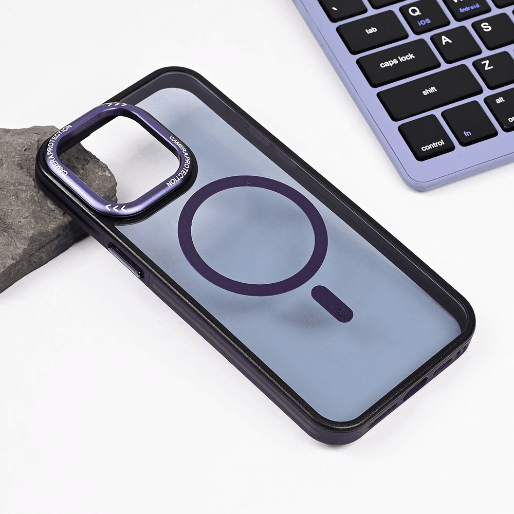 Maska za telefon iPhone 13 Pro Max TRENDY, Magsafe, Ljubičasta