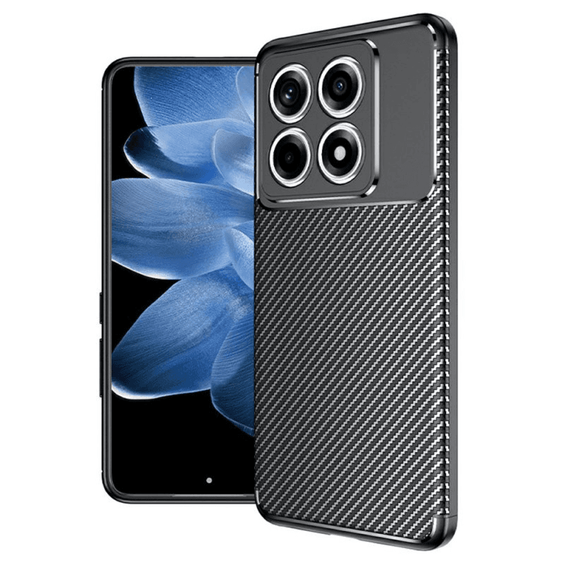 Maska za telefon Xiaomi 14T DEFENDER CARBON, Crna