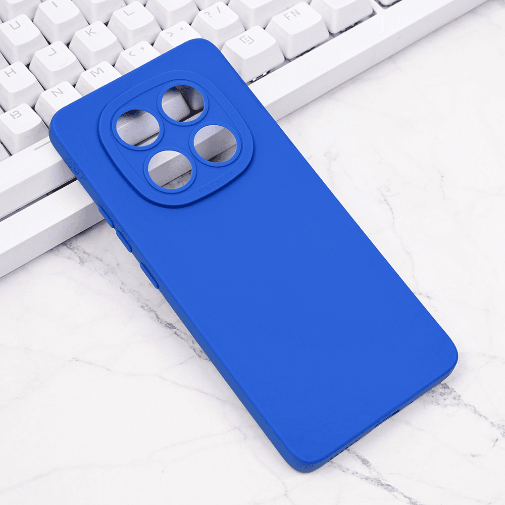 Maska za telefon Xiaomi Redmi Note 14 Pro 5G SILIKON PRO CAMERA, Plava