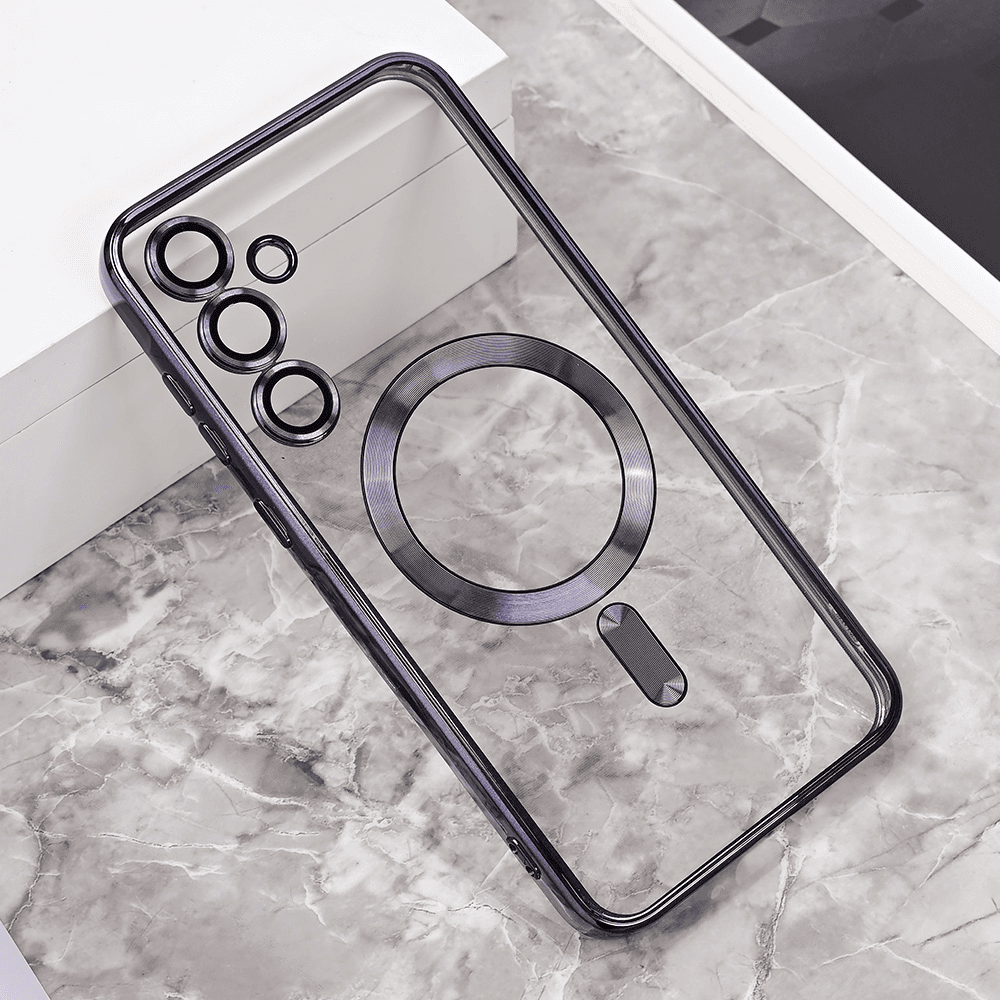 Maska za telefon Samsung A556 A55 5G LUX, Magsafe, Crna