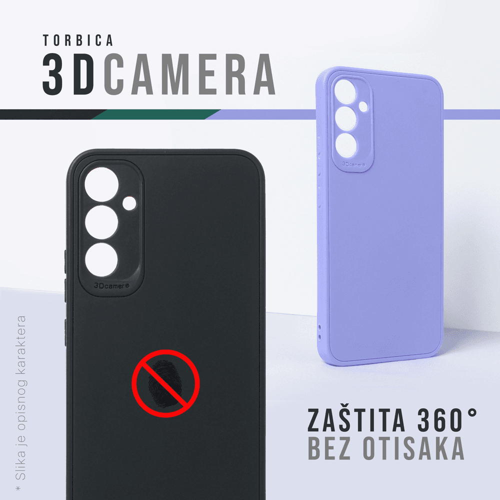 Maska za telefon Xiaomi Redmi 14C/Redmi A4 3D CAMERA, Ljubičasta