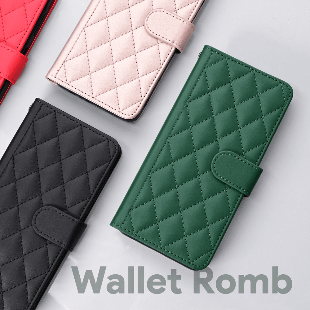 Maska za telefon Samsung A055F Galaxy A05 WALLET ROMB, Crna