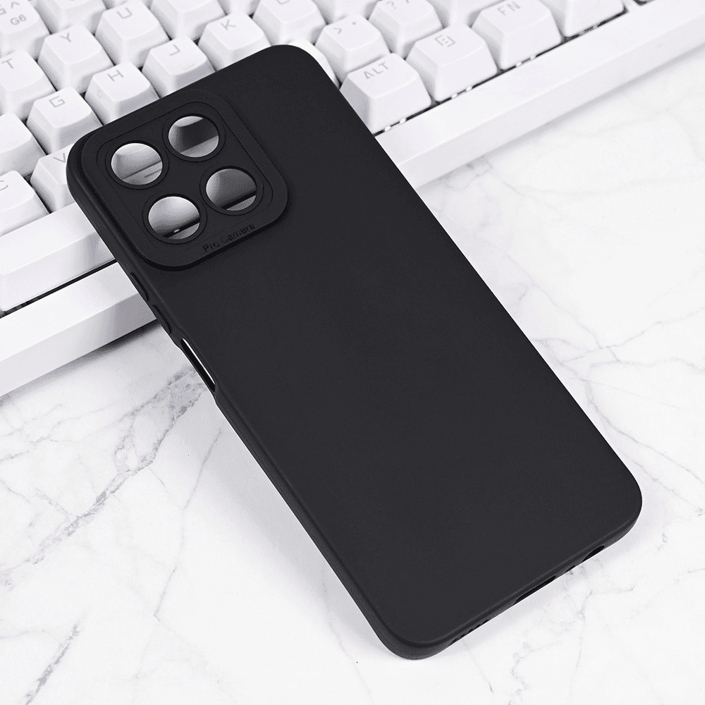 Maska za telefon Honor 200 Smart/Honor X7c SILIKON PRO CAMERA, Crna