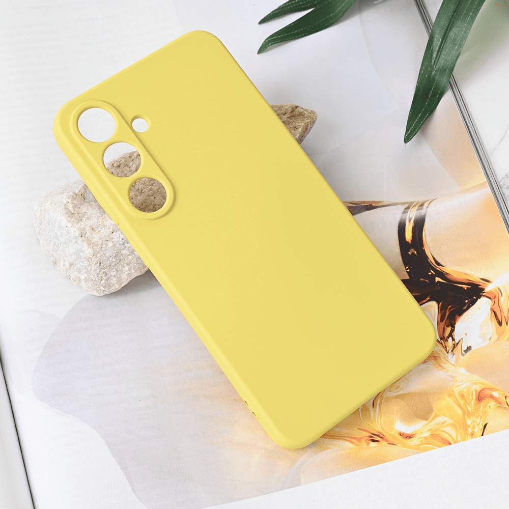 Maska za telefon Samsung S936B Galaxy S25 Plus TERACELL SOFT VELVET, Žuta