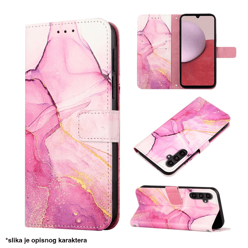 Futrola za telefon Honor X6b MARBLE, Roze
