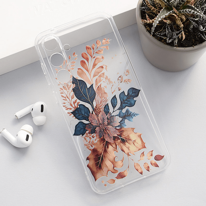 Maska za telefon Samsung A55 5G/A556B NANOBIT PRINT Golden Flower