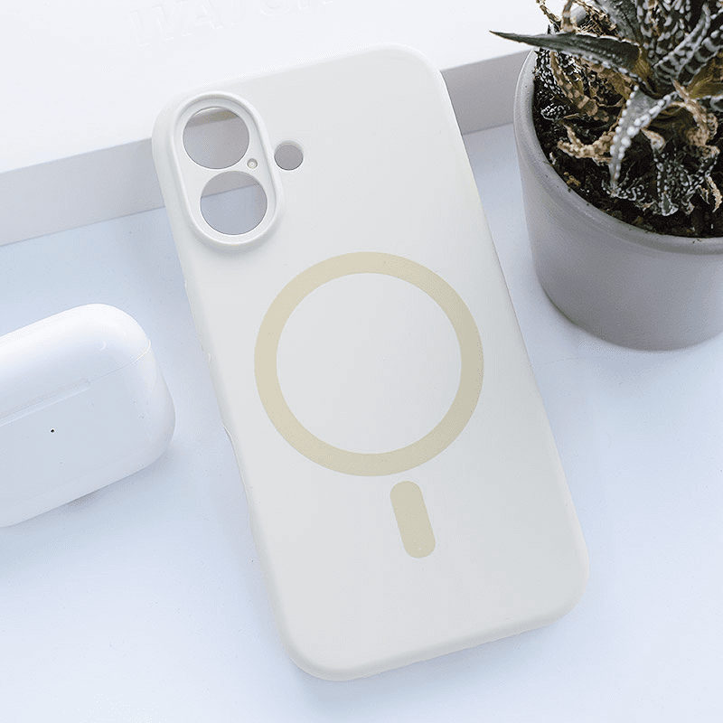 Maska za telefon iPhone 16 MAG PURETONE, Krem