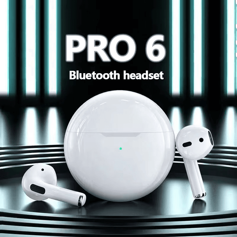 Bluetooth slušalice Airpods Pro 6 HQ, Crne