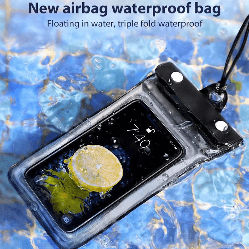 Vodootporna torbica za telefon 7", Plava
