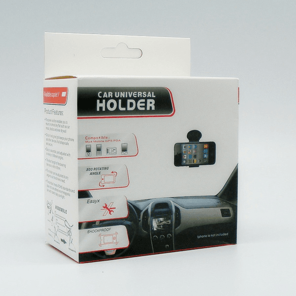 Auto držač za mobilni telefon JY001, Univerzalni, Sa štipaljkom, Crni