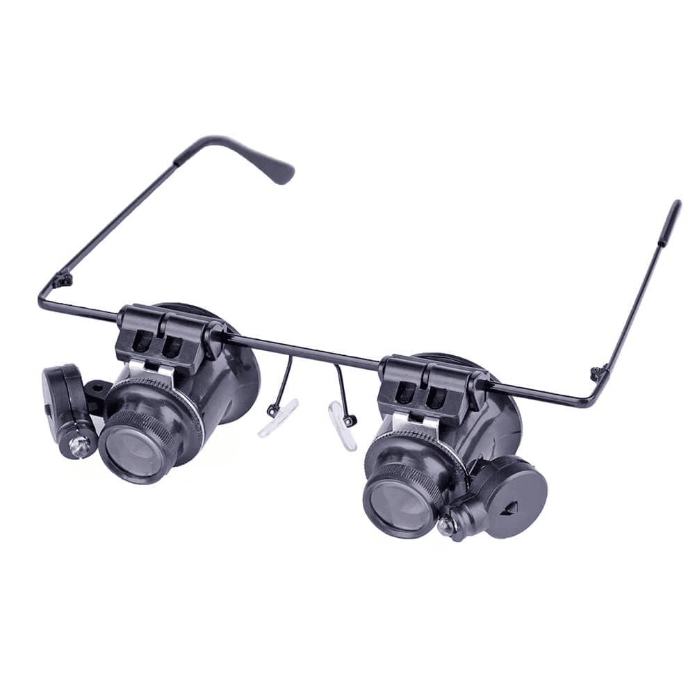 Naočare za uveličavanje sa led svetlom 20X