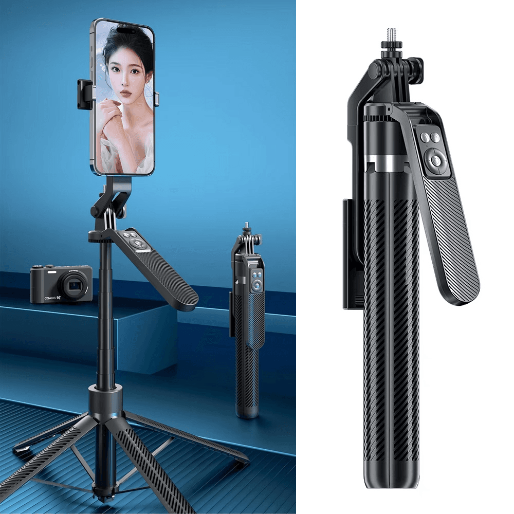 Selfie stick A14 + tripod, Crni
