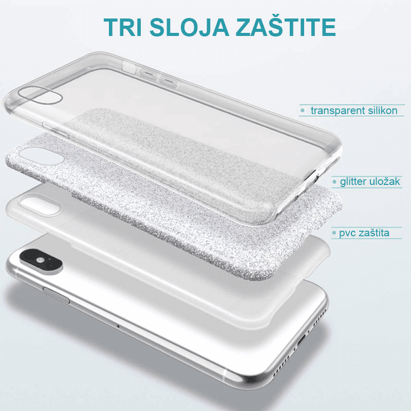 Maska za mobilni telefon Samsung S23 FE/S711U CRYSTAL DUST, Crna