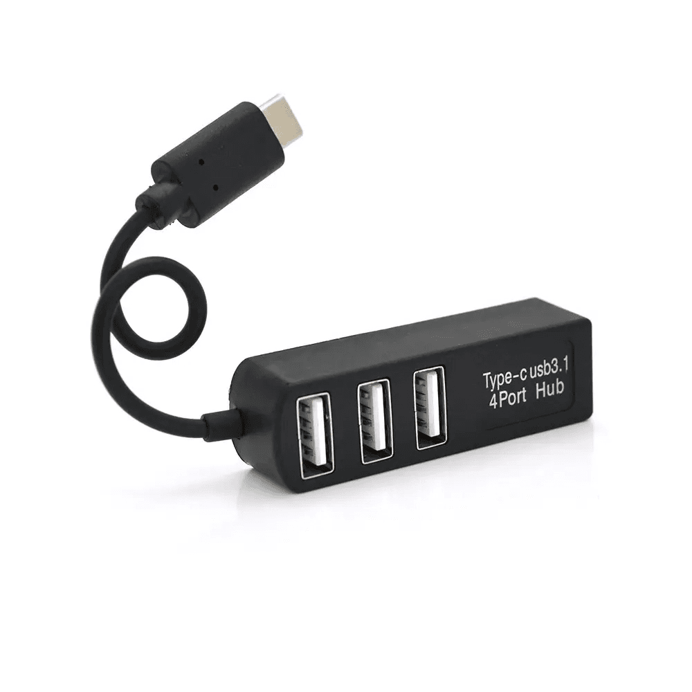 USB 3.1 HUB 4 porta JWD-U30, Crni