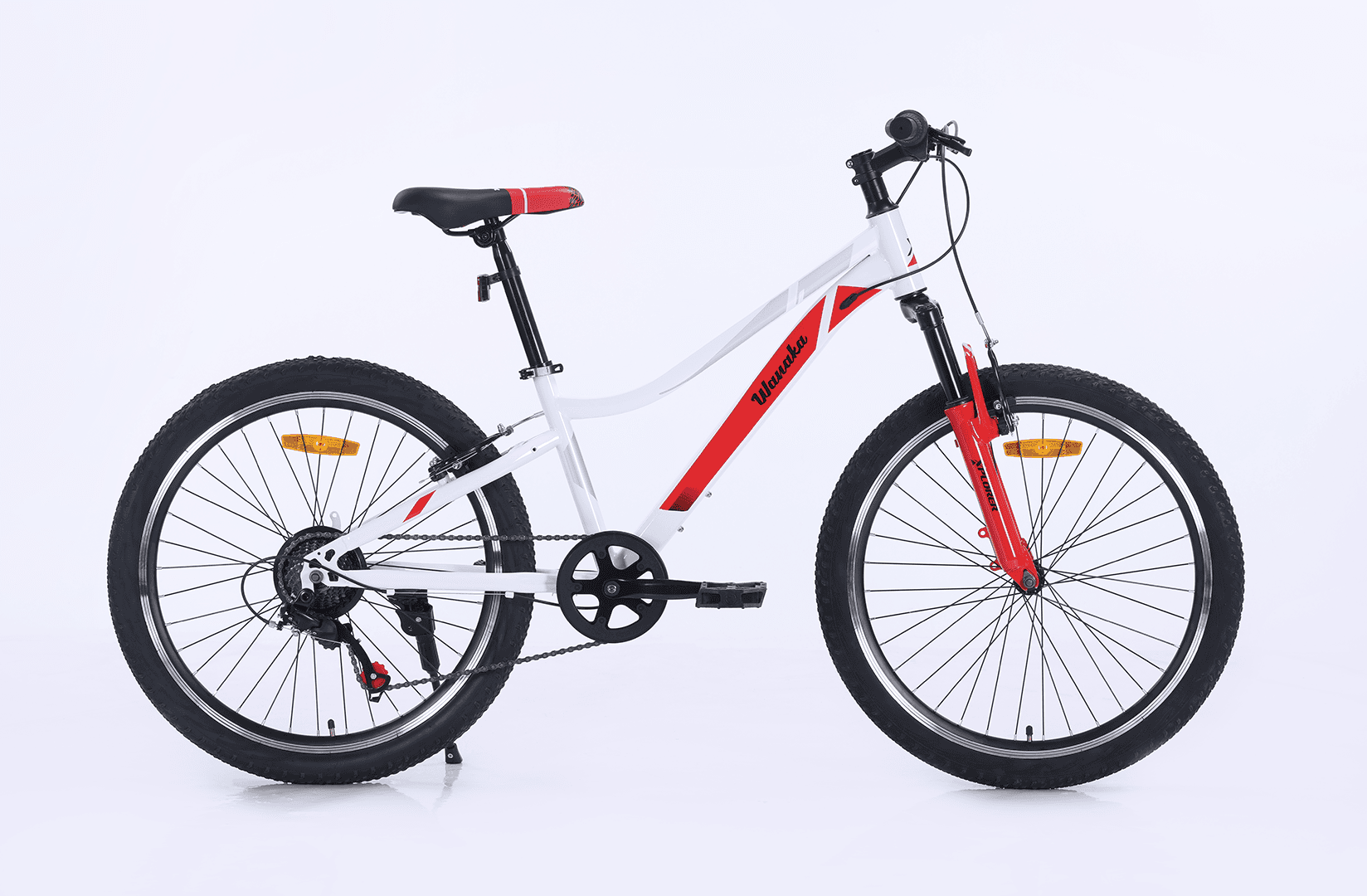 Xplorer Dečiji bicikl Wanaka, 24", Belo-crveni