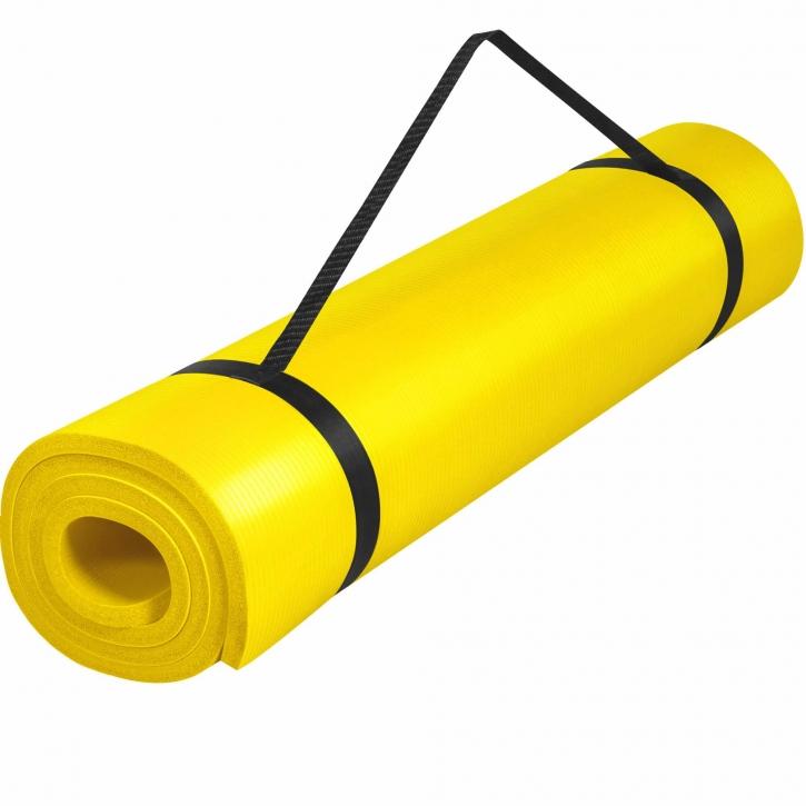 Selected image for GORILLA SPORTS Prostirka za vežbanje 190x100x1.5 cm žuta