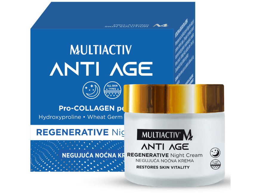 MULTIACTIV Anti Age negujuća noćna krema, 50ml