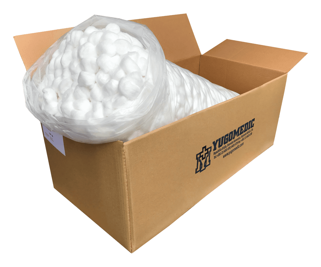 LOTOS Pamučne kuglice za skidanje šminke, Pamuk 100%, 1kg