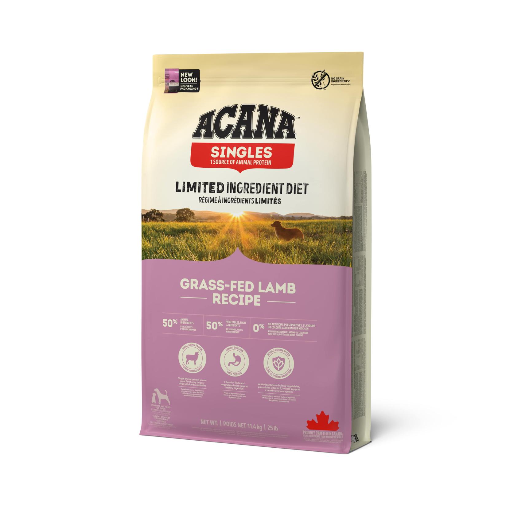 ACANA Suva hrana za osetljive pse Single Adult Grass-Fed Jagnjetina, 11.4kg
