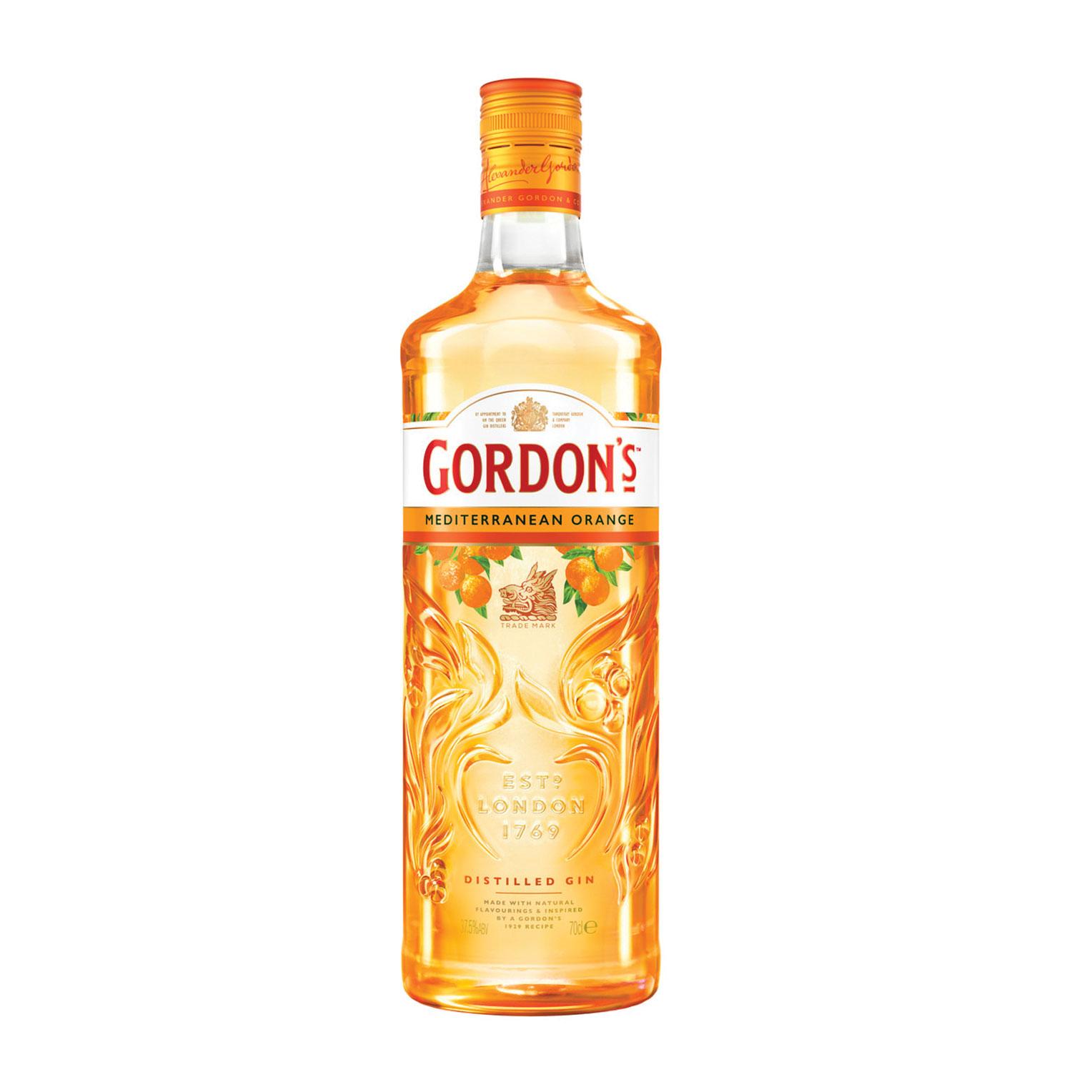 Selected image for GORDONS Mediterian Orange džin 0.7l
