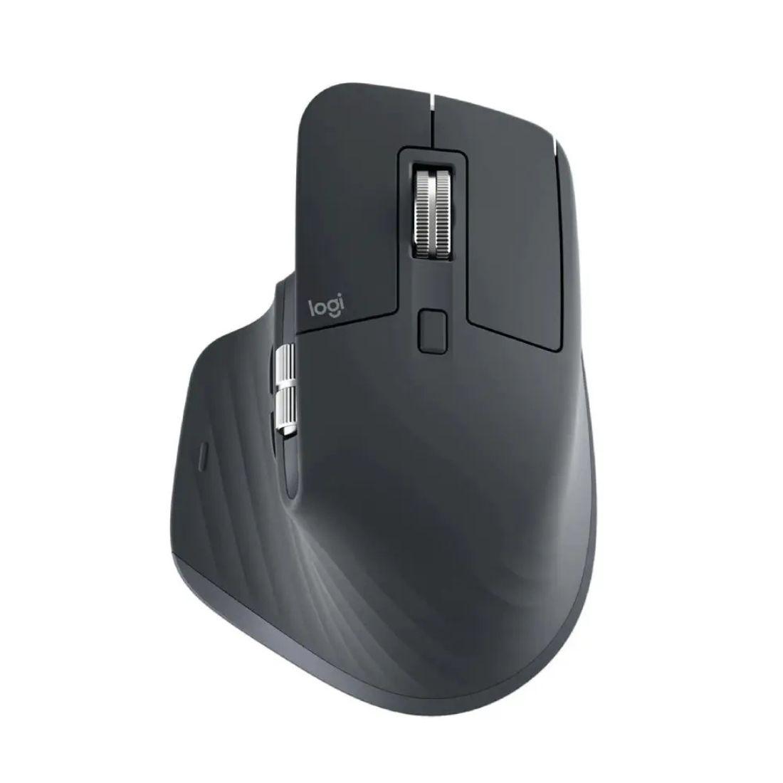 Logitech Bežični miš MX Master 3S, Laserski senzor, 7 tastera, Crni